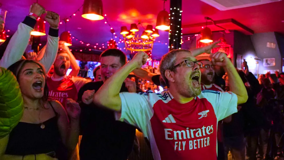 England. The Gunners back as English champions for the first time since 2004