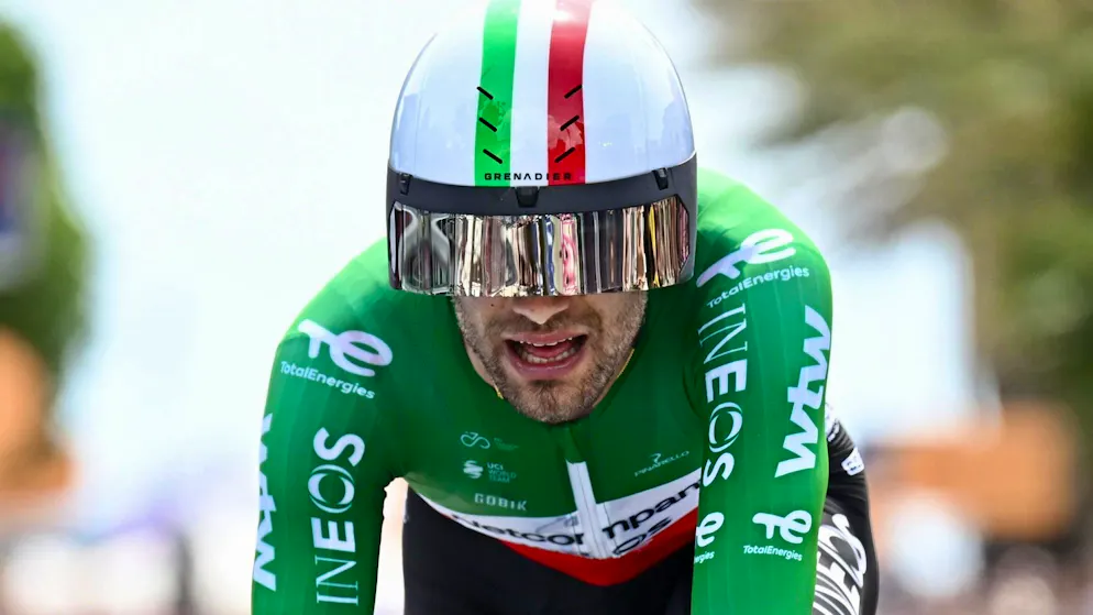 Giro. Filippo Ganna survole le chrono, Jonas Vingegaard déçoit