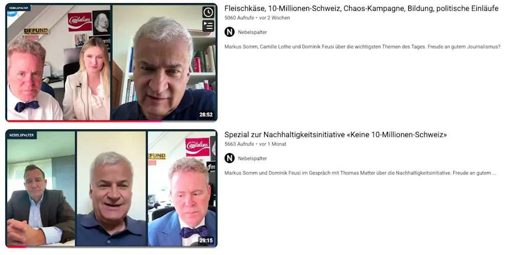 Der «Nebelspalter» berichtete mehrfach dezidiert positiv über die Initiative.