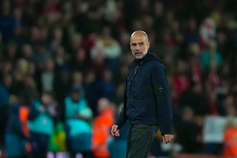 Pep Guardiola leaves his City future open.