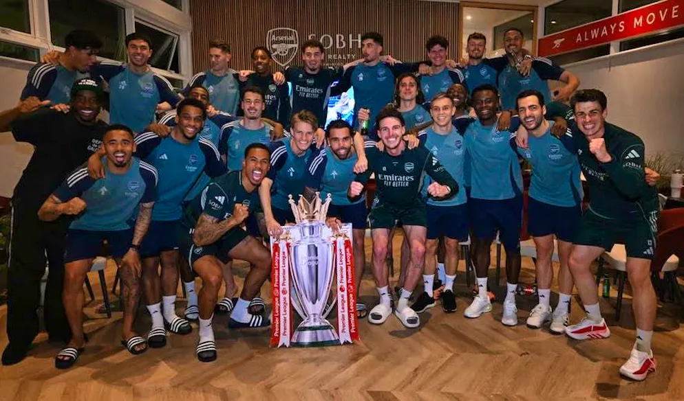 Great joy after the long-awaited championship title.