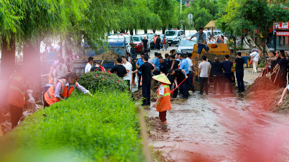 «Précipitations records». Pluies diluviennes en Chine : le bilan grimpe à 22 morts et 20 disparus
