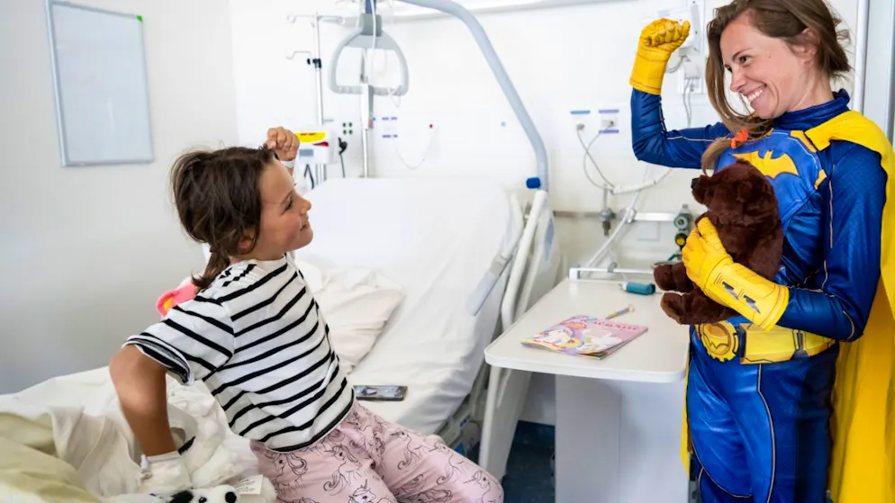 Lausanne: d. Des super-héros investissent l'Hôpital des enfants
