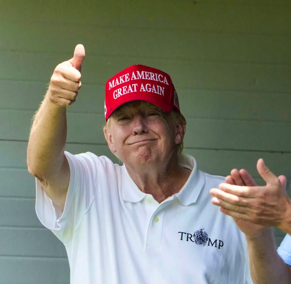 Donald Trump in un'immagine d'archivio.