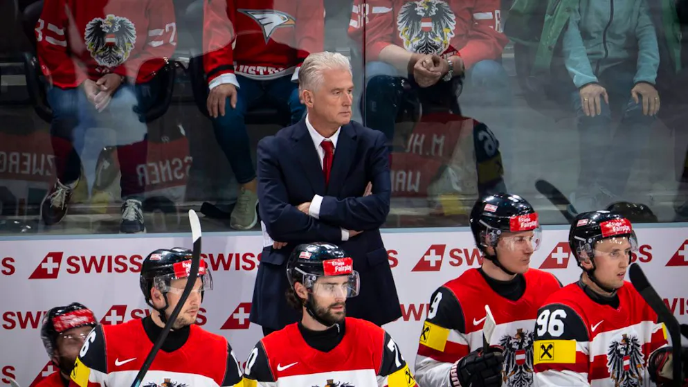Österreich-Trainer Bader. «Wollen uns nicht auf die Schlachtbank führen lassen wie die Deutschen»