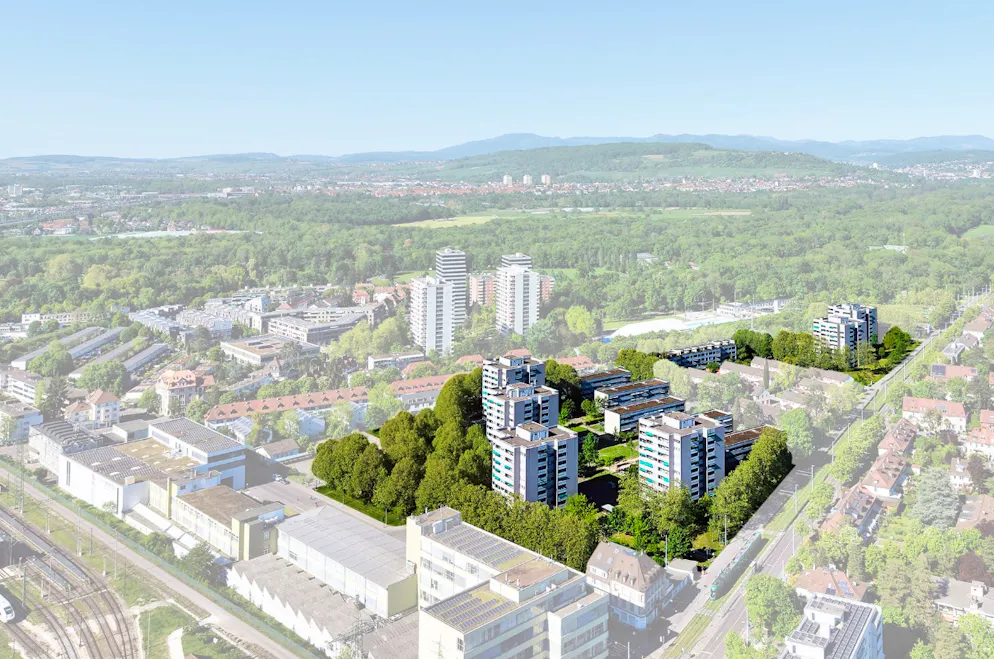 Hier etwas ausserhalb von Basel, sollen neue, günstige Wohnungen entstehen.