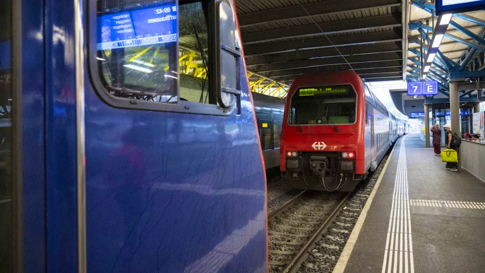 Regional trains and regional buses have become more punctual and cleaner, according to the latest federal survey. (theme picture)