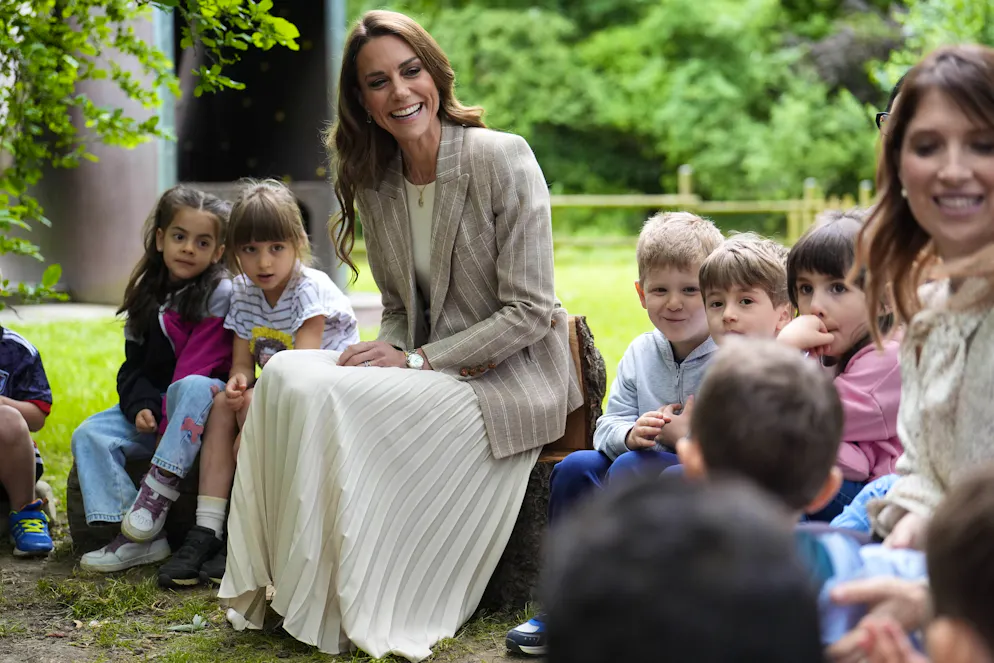 Kate Middleton coi bambini.