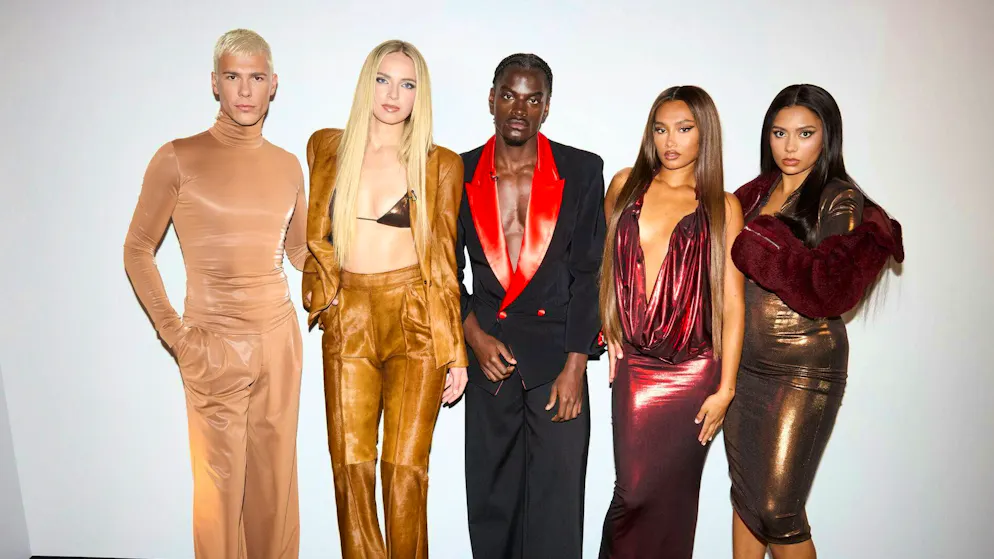 Tony, Anna, Ibo, Aurélie and Daphne (from left) are determined to reach the final of "GNTM".