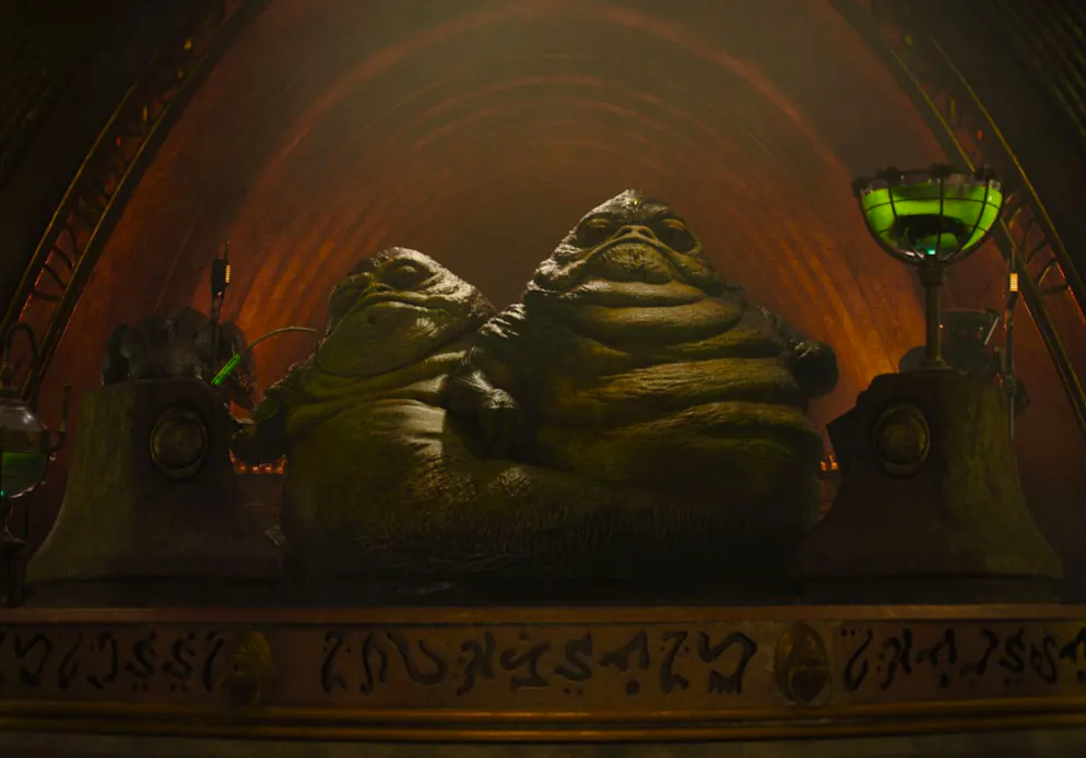 THE MANDALORIAN AND GROGU. Auf ihrem neusten Abenteuer bekommen sie es mit dem Hutt-Clan zu tun.