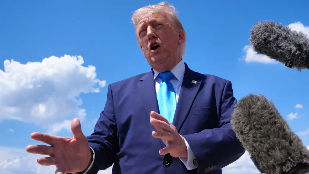Trump will bei US-Jubiläumsfeier im Mittelpunkt stehen. (Archivbild)