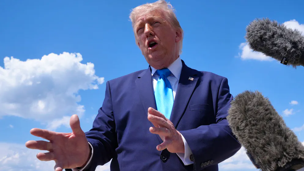 Die Umfragewerte von US-Präsident Donald Trump sind im Keller.