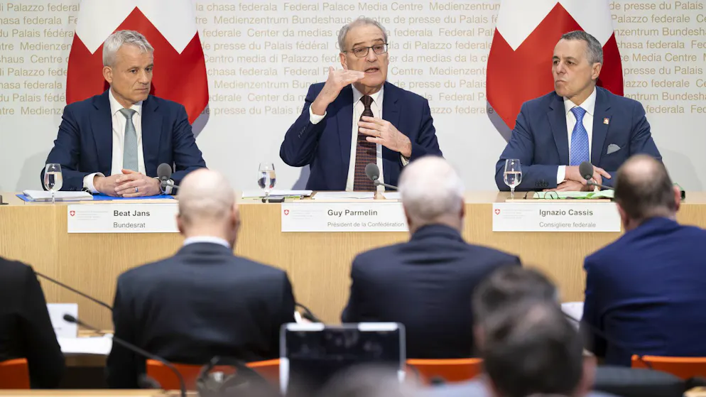 Jans und Parmelin unter Druck. Geheimes Papier bringt Bundesrat kurz vor Abstimmung in Bedrängnis