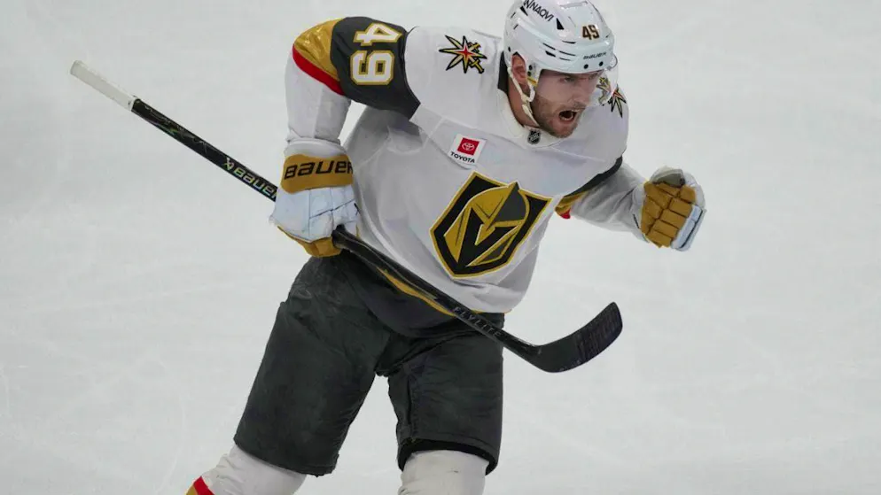 Two-goal scorer Ivan Barbashev becomes Vegas' match-winner in the final period