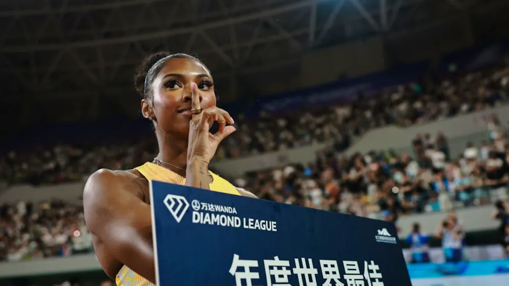 Masai Russell a signé le 2e temps de l'histoire sur 100 m haies samedi