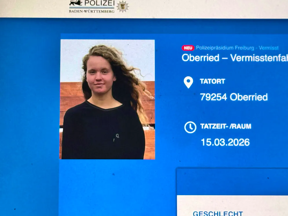 The German police are looking for this 20-year-old woman.