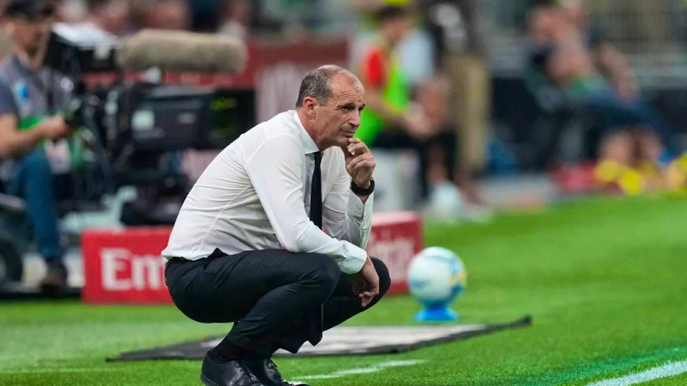 Milan coach Massimiliano Allegri missed out on the Champions League with his team