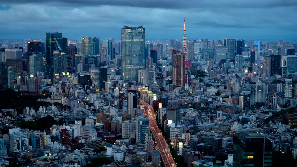 Veduta di Tokyo