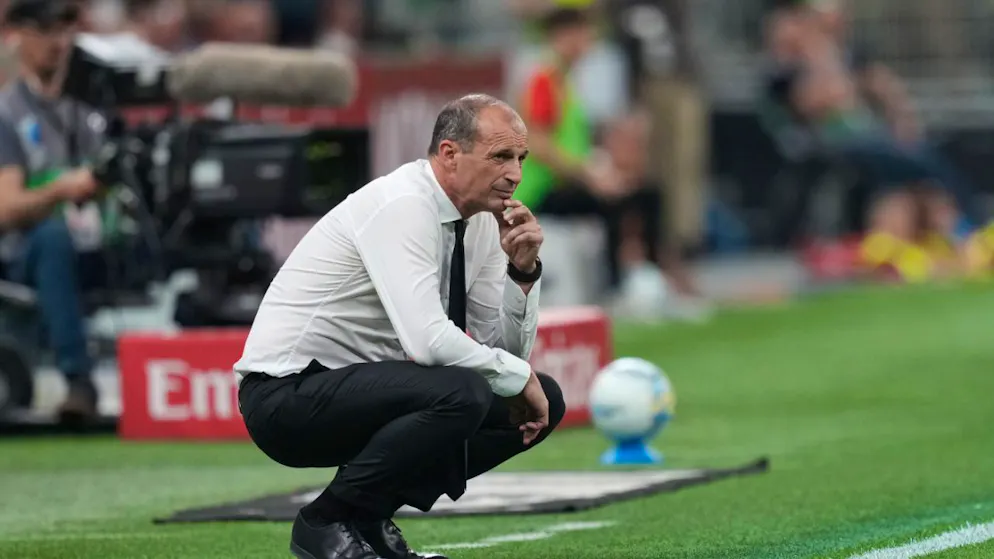 Milans Trainer Massimiliano Allegri verpasste mit seiner Mannschaft die Champions League