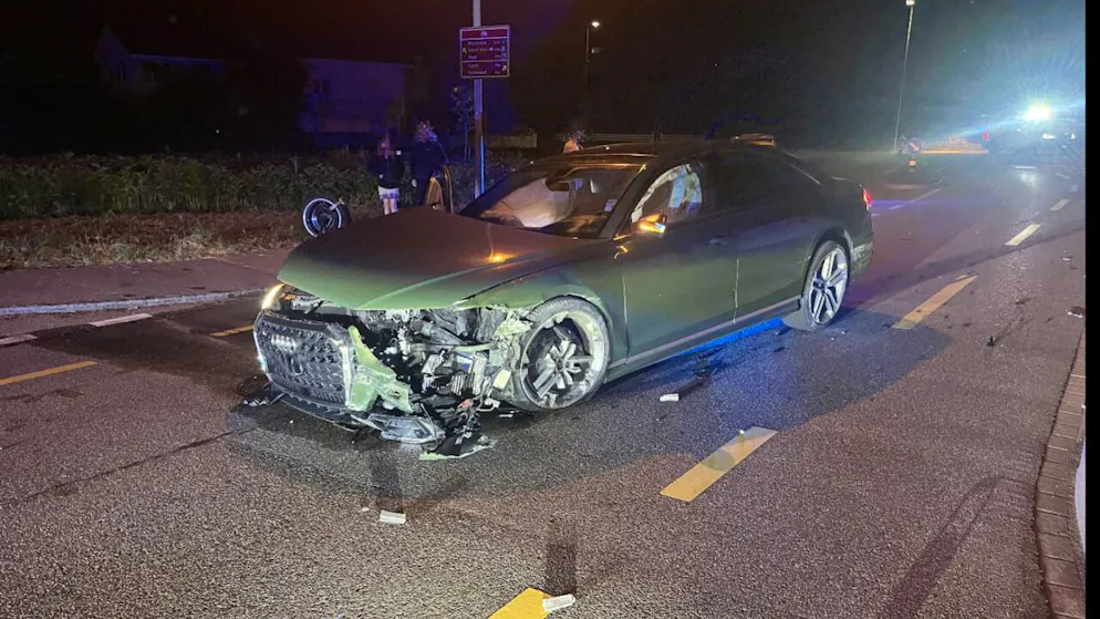 Die Strolchenfahrt eines 13-Jährigen endete in  Pratteln BL nur mit einem Schaden am Auto.
