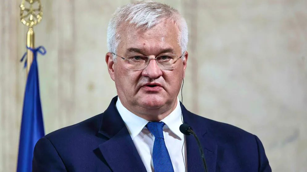 The Ukrainian Foreign Minister Andriy Sybiha. (archive picture)