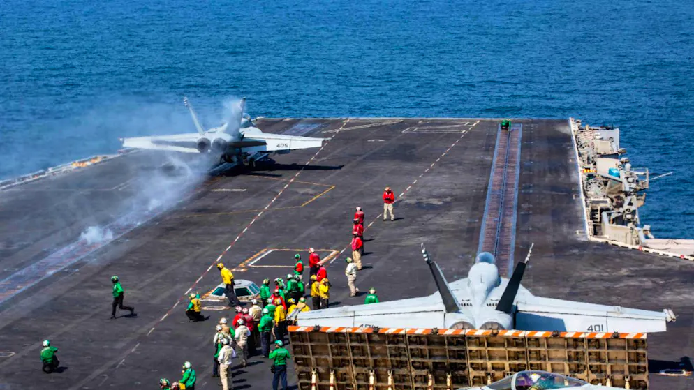 L'armée américaine affirme avoir visé des sites de lancement de missiles en Iran et des navires qui tentaient de placer des mines dans le détroit d'Ormuz (archives).