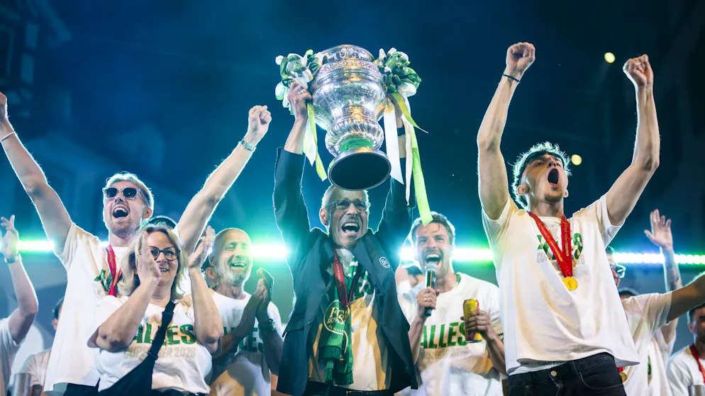 Unter Matthias Hüppi gewann der FC St.Gallen am Sonntag den Schweizer Cup.