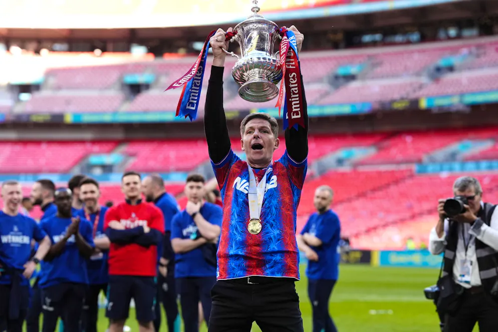 Oliver Glasner verhalf Crystal Palace zum ersten Pokalsieg. (Archivbild)