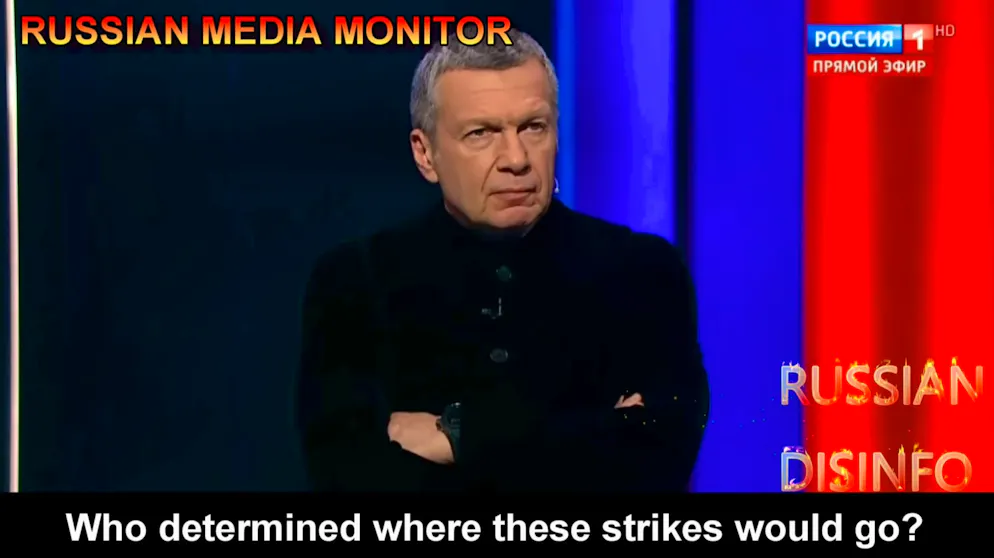 Crossed arms? Typical stance: Vladimir Solovyov.