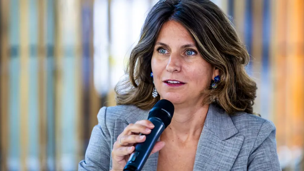 Christina Kitsos sera la maire de la Ville de Genève dès lundi et pendant un an. Elue en 2020 et réélue en 2025, la magistrate socialiste accède à cette fonction pour la seconde fois (archives).