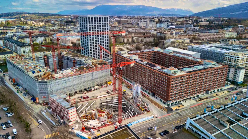 The Swiss construction industry got off to a good start in 2026. Residential construction in particular did very well.(symbolic image)