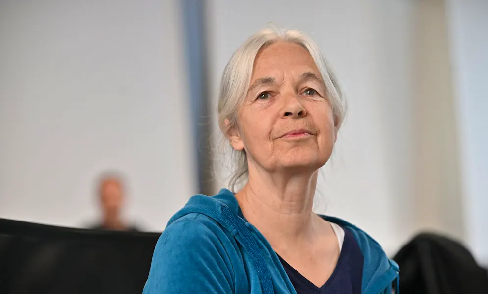Daniela Klette in tribunale il 27 maggio 2026.