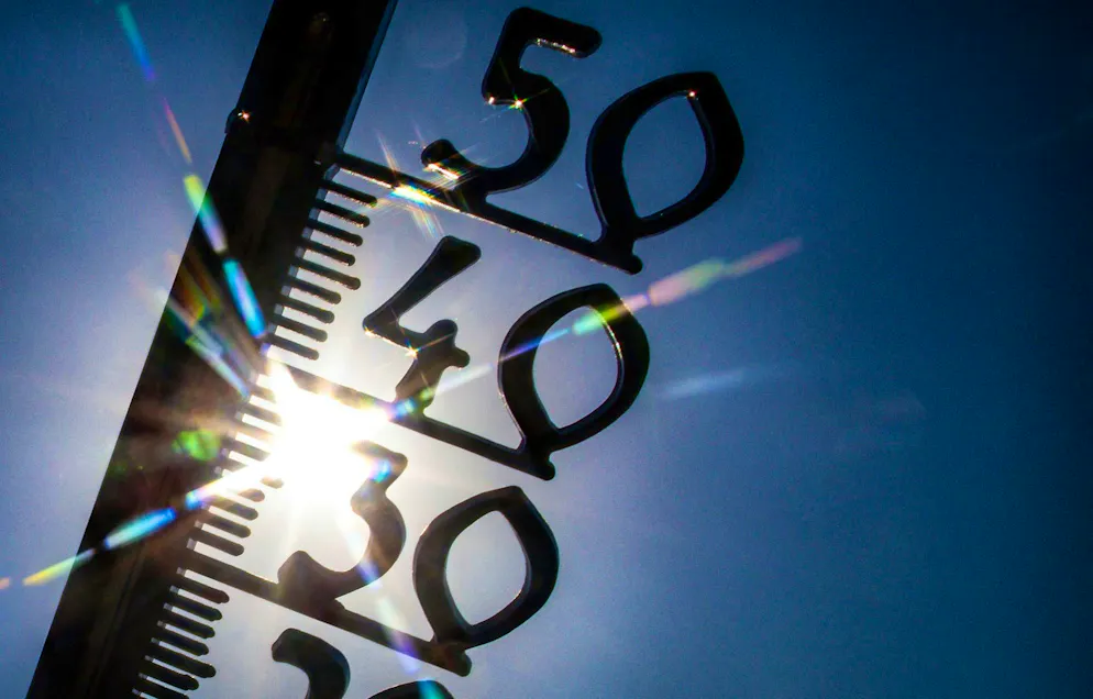 WMO: The 2024 heat record could soon fall (symbolic image)