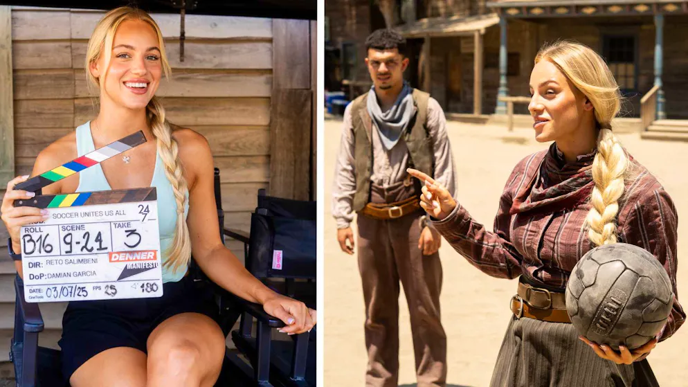 Western-Kurzfilm mit Terence Hill. Ana Maria Markovic versucht sich am Filmset: «Könnte mir eine Schauspiel-Karriere vorstellen»