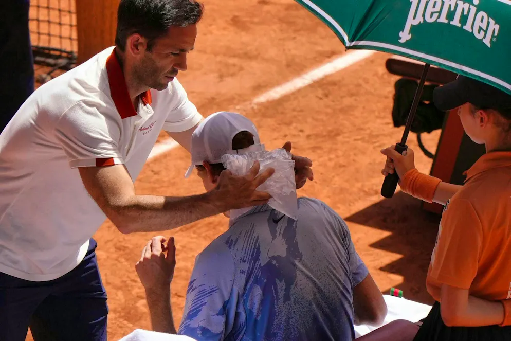 Jannik Sinner is cooled down.