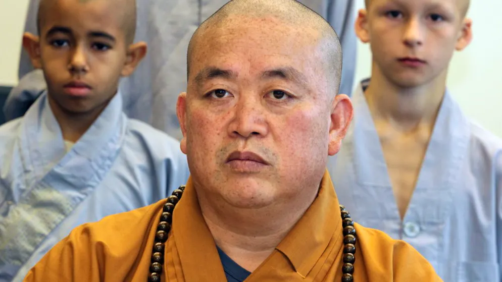 L'ex capo del Tempio Shaolin in una foto d'archivio.