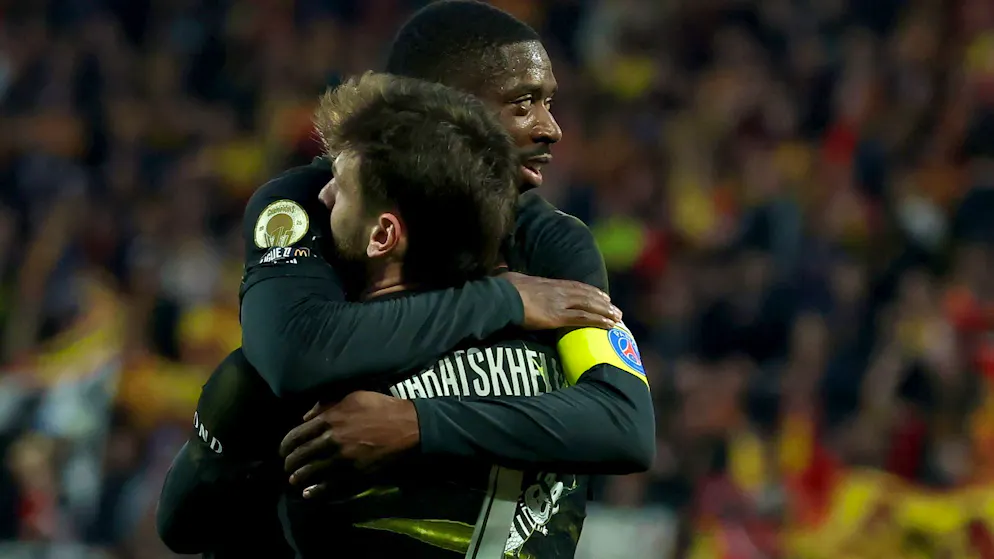 Ligue des champions. «Sans l'équipe, on n'est rien» - Dembélé et Kvara, le visage du PSG
