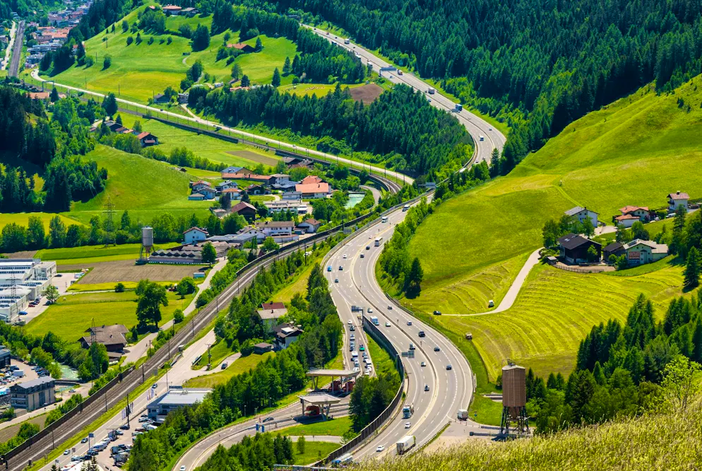 The Brenner highway is the busiest north-south connection in the Alps. (archive picture)