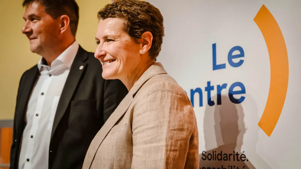 Marie-France Roth Pasquier et Markus Julmy seront les candidats du Centre Fribourg à figurer sur la liste d'entente de centre-droit pour l'élection au Conseil d'Etat de novembre.
