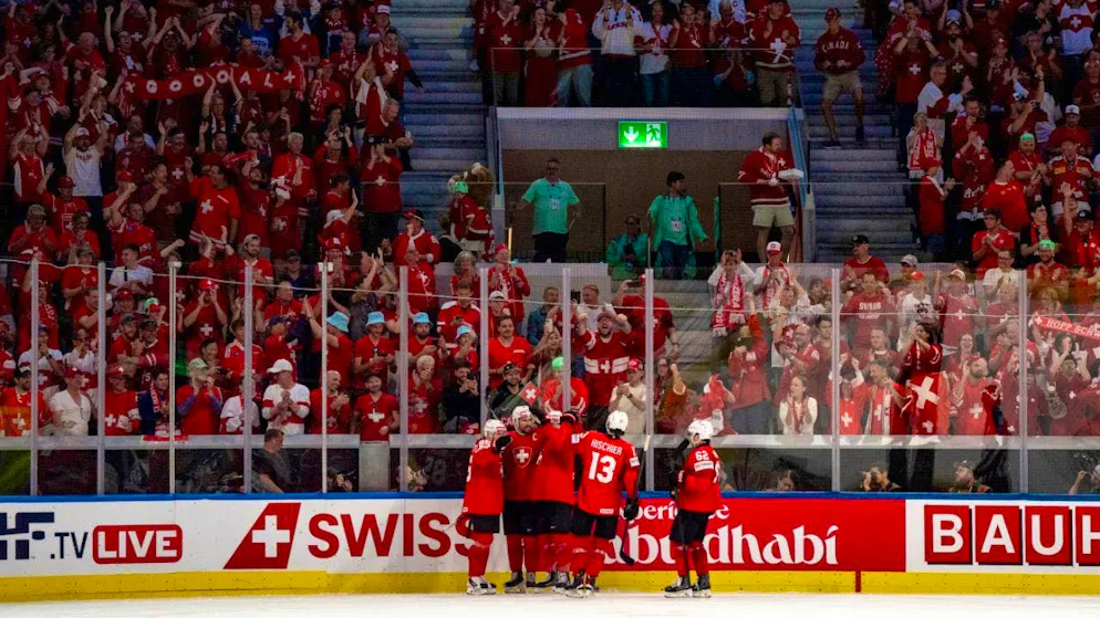 Another festival at the ice hockey temple in Zurich: the Swiss are celebrated by the fans after reaching the final again