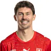 Christian Fassnacht, Spieler des Schweizer Fussball Nationalteams der Männer, fotografiert am 11. November 2025 in Lausanne. (SFV/KEYSTONE/Cyril Zingaro)
