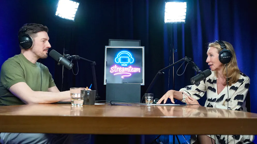 Frank Richter und Tamara Cantieni sind die Hosts des «streamteam»-Podcasts.