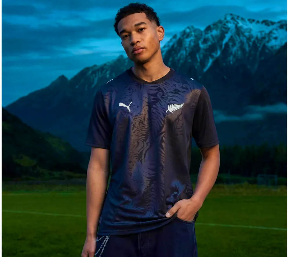 These are the jerseys of the World Cup participants. Home Shirt New Zealand