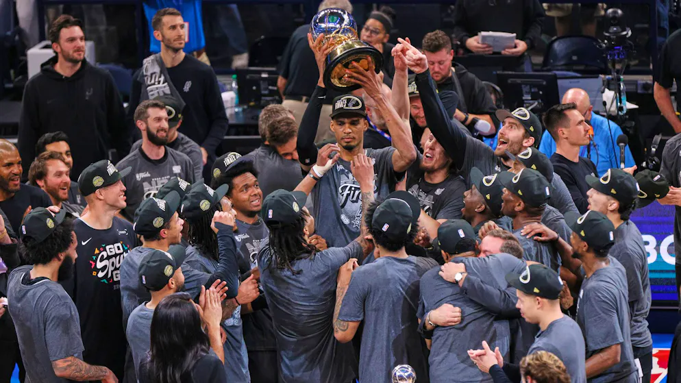 Meilleur joueur de la finale de Conférence Ouest, «Wemby» n'aura mis que trois ans à ramener les Spurs en finale NBA.