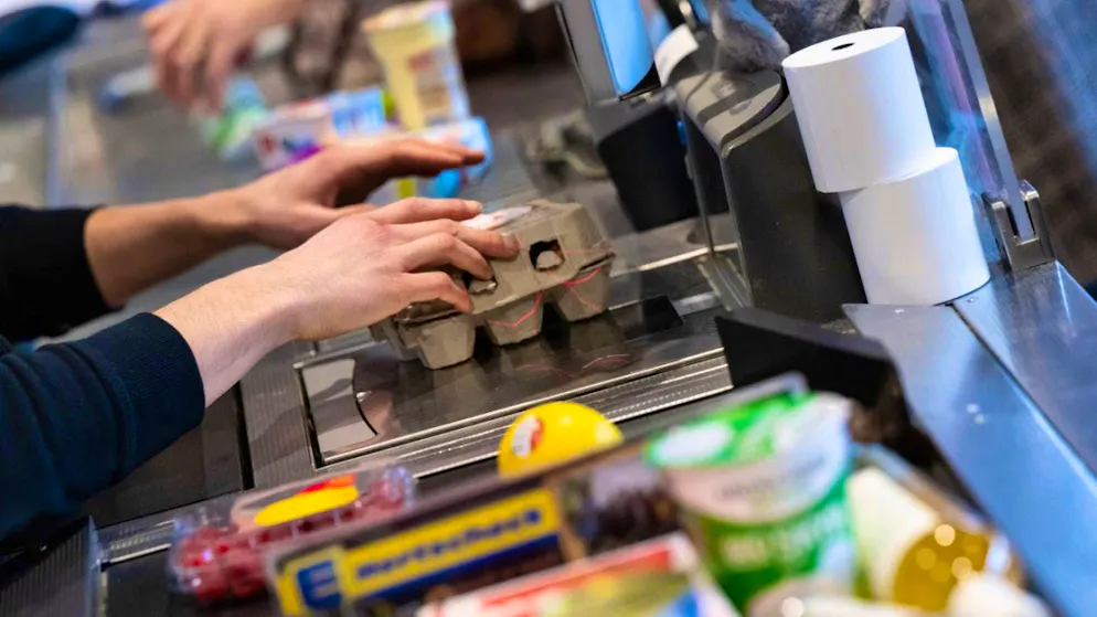 Shopping in the eurozone became more expensive in May. (archive picture)