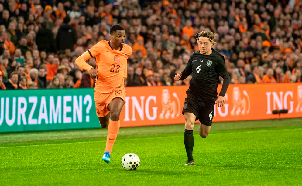 These are the jerseys of the World Cup participants. Netherlands home kit