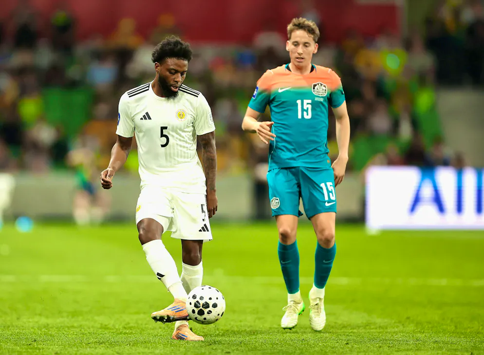 These are the jerseys of the World Cup participants. Curacao home kit