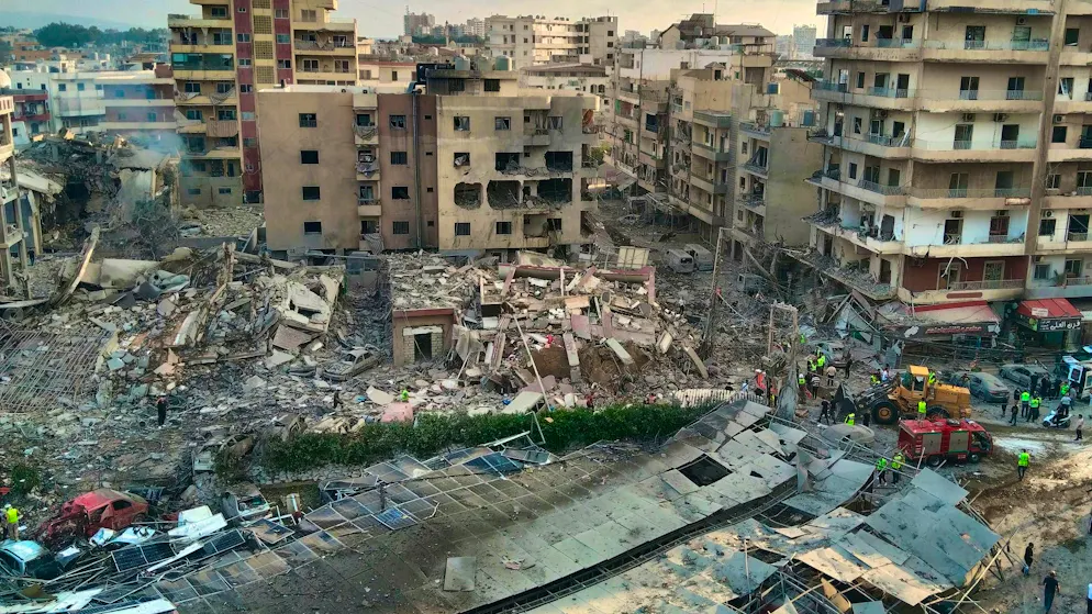 On Monday, Israel bombed the Lebanese port city of Tyre. A hospital was also hit.