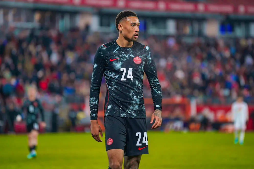 These are the jerseys of the World Cup participants. Canada's away kit.