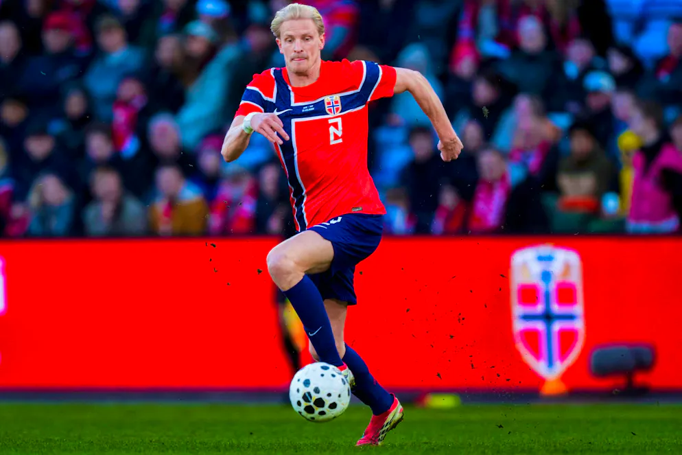 These are the jerseys of the World Cup participants. Norway home kit